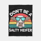 Couverture Polaire Farm- Ne Pas Être Une Femme Salty-Heifer Hommes En (Devant)