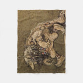 Couverture Polaire "Farm Troll" de l'artiste suédois John Bauer (Devant)