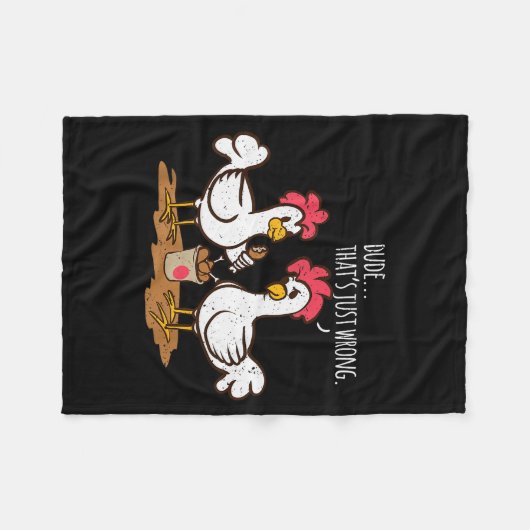 Couverture Polaire Fast Food Chicken Wings Funny Deep Fried Chicken S (Devant (Horizontal))