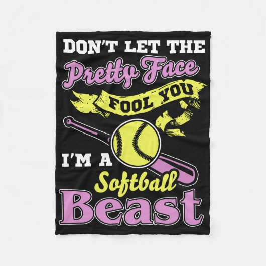 Couverture Polaire Fastpitch Funny Softll  (Devant)