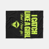 Couverture Polaire Fastpitch Softll Funny Catcher  (Devant (Horizontal))