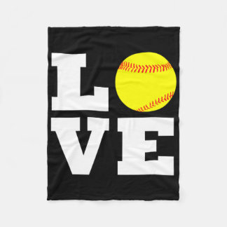 Couverture Polaire Fastpitch Softll Love Player Or Coach 