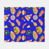 Couverture Polaire Fat Food Frenzy (Devant (Horizontal))