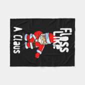 Couverture Polaire Father Christmas Floss Like A Claus Funny Santa Ug (Devant (Horizontal))