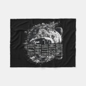 Couverture Polaire Father's Day Don't Mess With Papa Bear  (Devant (Horizontal))