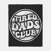 Couverture Polaire Fatigué Dads Club Funny (Devant)