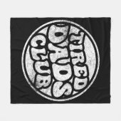 Couverture Polaire Fatigué Dads Club Funny (Devant (Horizontal))