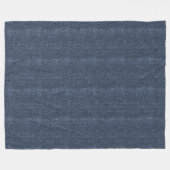 Couverture Polaire Fausse Jean Bleu Denim (Devant (Horizontal))