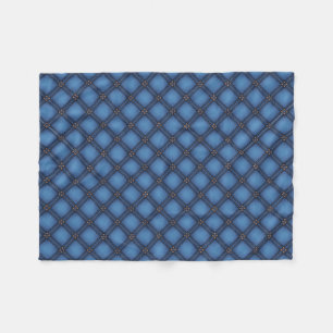 Couverture Polaire Faux Denim Texture