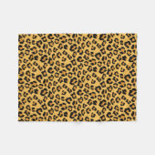 Couverture Polaire Faux Empreinte de léopard de fourrure dans les cou (Devant (Horizontal))