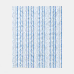 Couverture Polaire Faux Fair Isle Knitwear Aquarelle Cosy Cabincore