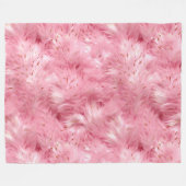 Couverture Polaire Faux Faux Rose (Devant (Horizontal))