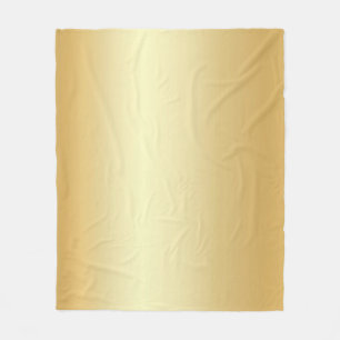 Couverture Polaire Faux Gold Blank Modèle Glamor Moderne
