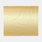 Couverture Polaire Faux Gold Blank Modèle Glamor Moderne (Devant (Horizontal))