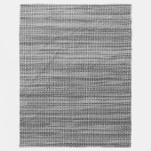 Couverture Polaire Faux Grey Tissu Blanket en polaire - Moderne (Devant)