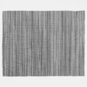 Couverture Polaire Faux Grey Tissu Blanket en polaire - Moderne (Devant (Horizontal))