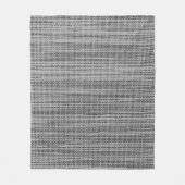 Couverture Polaire Faux Grey Tissu Coton Fleece Blanket (Devant)