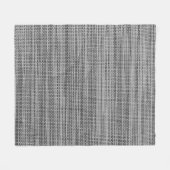 Couverture Polaire Faux Grey Tissu Coton Fleece Blanket (Devant (Horizontal))
