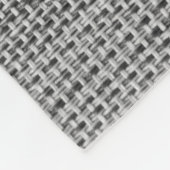 Couverture Polaire Faux Grey Tissu Coton Fleece Blanket (Coin)