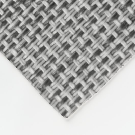 Couverture Polaire Faux Grey Tissu Coton Fleece Blanket (Coin)