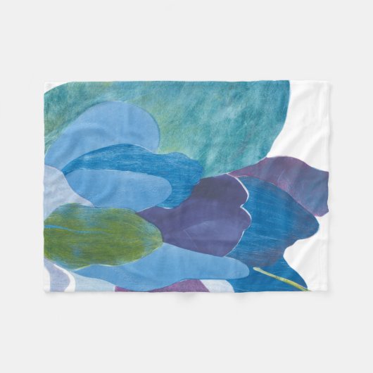 Couverture Polaire Faux Indigo I (Devant (Horizontal))