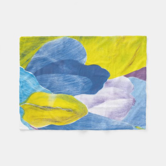 Couverture Polaire Faux Indigo III (Devant (Horizontal))