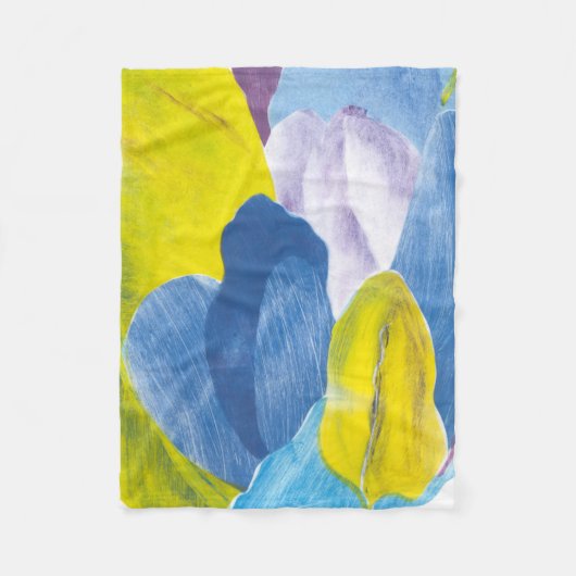 Couverture Polaire Faux Indigo III (Devant)