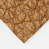 Couverture Polaire faux look en cuir (Coin)