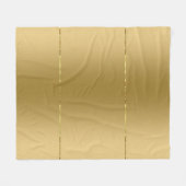 Couverture Polaire Faux or texture brillant accent métallique (Devant (Horizontal))