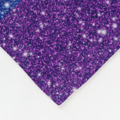 Couverture Polaire Faux Parties scintillant LGBTQ Pride Arc en ciel (Coin)