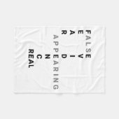 Couverture Polaire Fear False Evidence Appearing Real Motivational  (Devant (Horizontal))