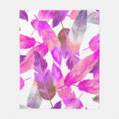 Couverture Polaire Feathery life for me (Devant)