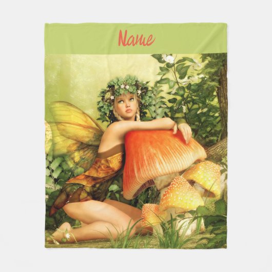 Couverture Polaire Fée de champignons Thunder_Cove (Devant)