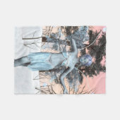 Couverture Polaire Fée de glace (Devant (Horizontal))