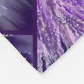 Couverture Polaire Fée de la pluie violette (Coin)