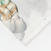 Couverture Polaire Fée de Noël magique et capricieuse (Coin)