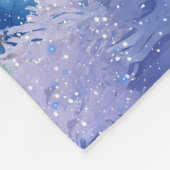 Couverture Polaire Fée de Noël magique et capricieuse (Coin)