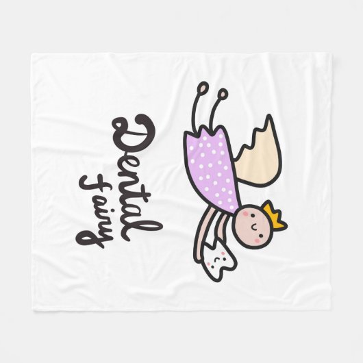 Couverture Polaire Fée dentaire (Devant (Horizontal))