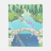 Couverture Polaire Fée papillon (Devant)