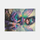 Couverture Polaire Fée Rêve Pastel (Devant (Horizontal))