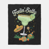 Couverture Polaire Feelin' Salty Margarita Funny Cinco De Mayo (Devant)
