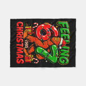 Couverture Polaire Feeling 67 This Christmas Funny Bigfoot (Devant (Horizontal))