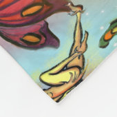 Couverture Polaire Féeries Blanche en polaire (Coin)