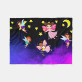 Couverture Polaire Fées et étoiles (Devant (Horizontal))
