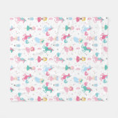 Couverture Polaire Fées et licornes (Devant (Horizontal))