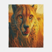 Couverture Polaire Feisty Cheetah (Devant)