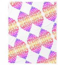 Feldenkrais Blanket - Rainbow Hearts #2