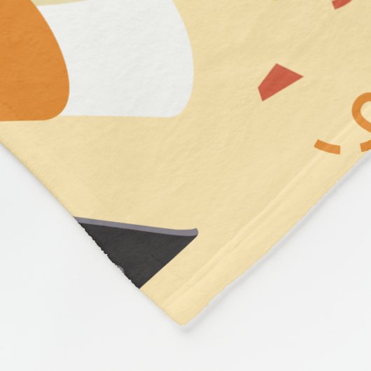 Couverture Polaire Félicitations d'obtention de diplôme (Coin)