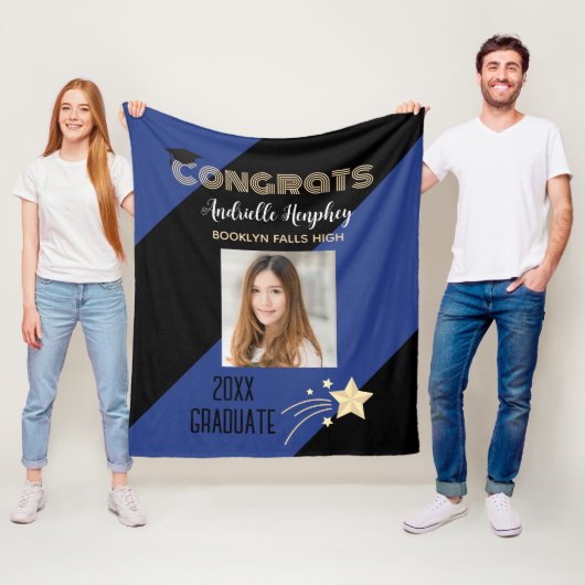 Couverture Polaire Félicitations Grad ! Diplôme (En situation)