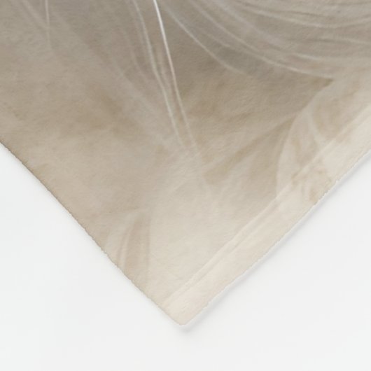 Couverture Polaire Féline de chat persan Élégant (Coin)